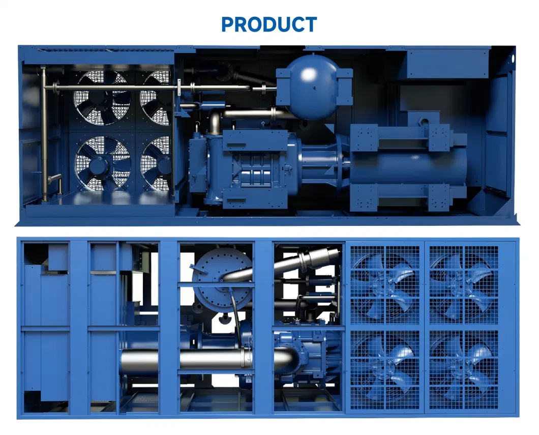 Superior Quality 2200kw Industrial Rotary Oil Single-Stage Screw Screw Air Centrifugal Compressor