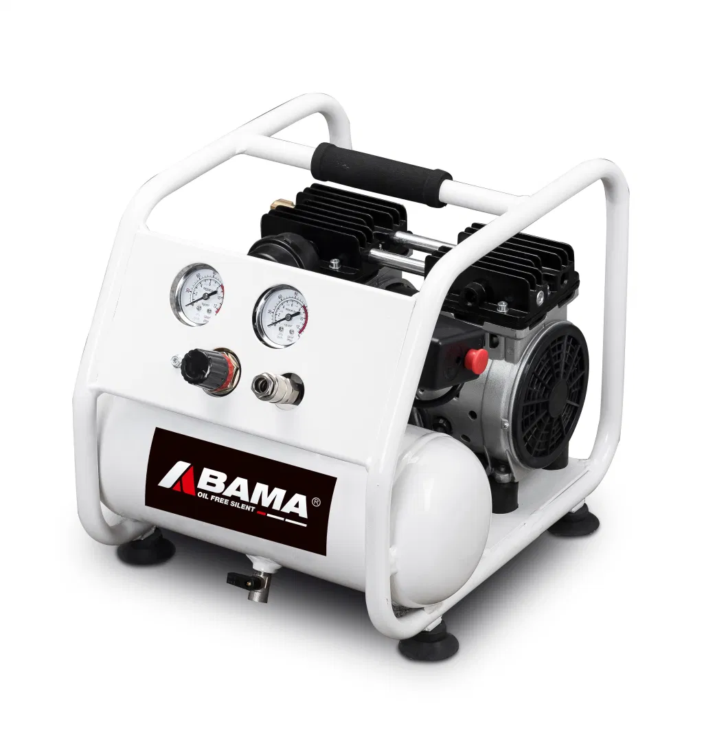 0.75 HP, 4L Steel Portable Air Compressor, Compact Air Compressor, Mini Compressor, Oil Free Air Compressor, Silent Compressor, Oil Less